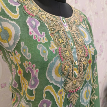 Raj Print Gulnaz 1 Fancy Cotton Printed Dress Materials: Textilecatalog